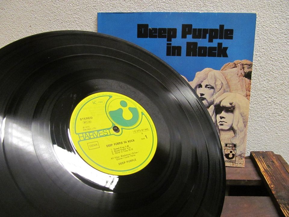 LP "Deep Purple In Rock", Hardrock 1970, Schallplatte, Vinyl in Kumhausen