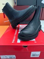 Diesel Chelsea Boots - Chunky Sohle - Schwarz Leder Gr. 42 Frankfurt am Main - Kalbach Vorschau