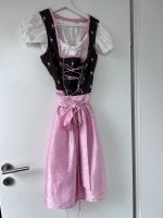 Dirndl rosa braun mit Hirschen Gr. 38 mit Bluse Baden-Württemberg - Rangendingen Vorschau