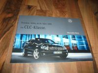 Mercedes CLC Prospekt Preisliste von 3/2008 + 28 Seiten neuwertig Niedersachsen - Göttingen Vorschau