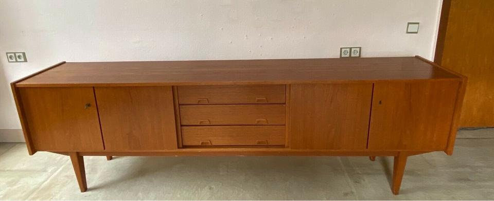 Teak Sideboard skandinavisches 60er Jahre Design Mid Century in Siegen