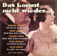 CD Das kommt nicht wieder … Marlene Dietrich Comedian Harmonists Hessen - Wiesbaden Vorschau