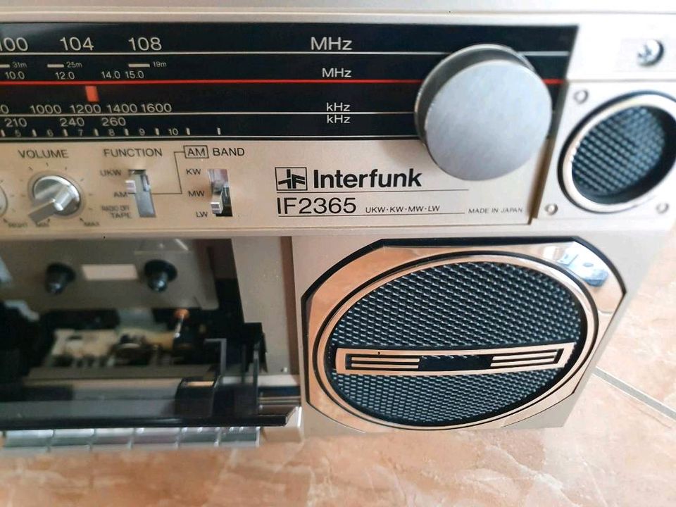 Radiorecorder / Ghettoblaster Interfunk IF2365 in Marienheide