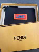 FENDI Pouch Kosmetiktasche schwarz Leder LOVE Bayern - Landshut Vorschau