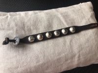 Diesel Leder-Armband mit Nieten-Schriftzug Nordrhein-Westfalen - Gelsenkirchen Vorschau