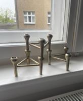 Kerzenständer Kerzenhalter stapelbar ähnlich Stoff Nagel Silber Mitte - Wedding Vorschau