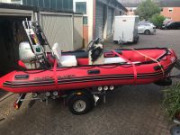 Schlauchboot, Quicksilver 430 HD, Gepflegt mit Steuerstand Niedersachsen - Ganderkesee Vorschau