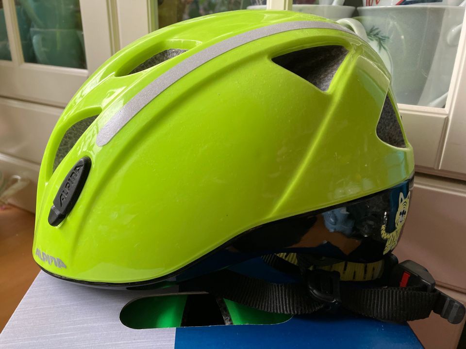 Fahrradhelm von ALPINA: mit Blinklicht, M 49-54 cm in Hameln