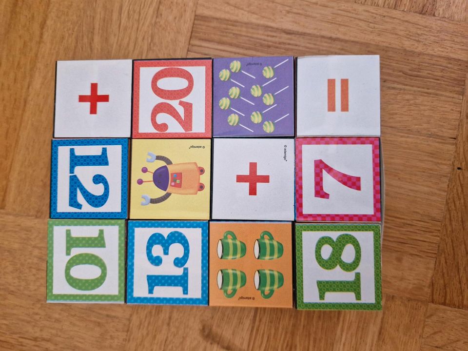 7 x Kinderspiele Brettspiele Domino Lotta Wickie Mozaika Zahlen in München