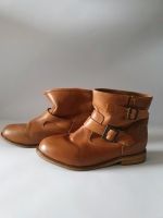 Damen Schuhe Stiefel Stiefeletten Leder braun Gr. 37 Duisburg - Duisburg-Mitte Vorschau