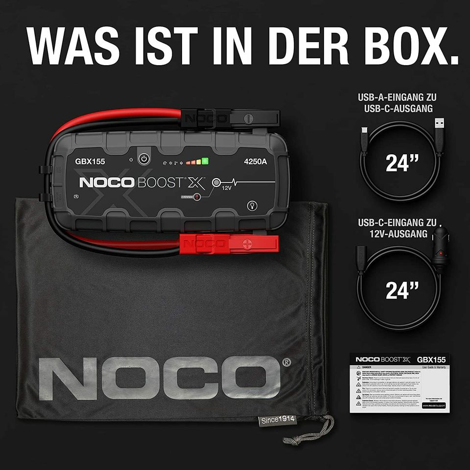 NOCO Boost X GBX155 4250A 12V UltraSafe Starthilfe Power Pack PKW in  Nordrhein-Westfalen - Herten, Werkzeug Anzeigen