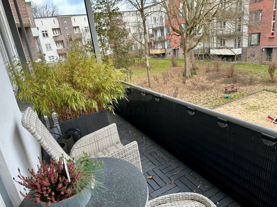 RUDNICK bietet KLEIN ABER FEIN: Zentral gelegene 2-Zimmer-Wohnung mit schönem Balkon in Hannover