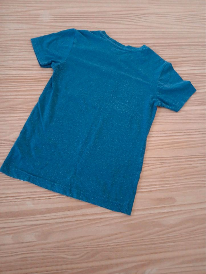 Kinderkleidung Jungen 134 Shirt T-Shirt kurzarm Top grün in Warendorf