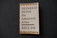 BUCH Heinrich Heine - die romantische Schule (Verlag Reclam) Sachsen-Anhalt - Halle Vorschau