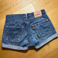 Levi’s 501 Shorts W34 – Vintage Cutoff Jeans Blau  Baden-Württemberg - Altbach Vorschau