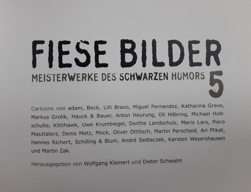 Fiese Bilder 5 | Buch Cartoons | Meisterwerke d. Schwarzen Humors in Werther (Westfalen)