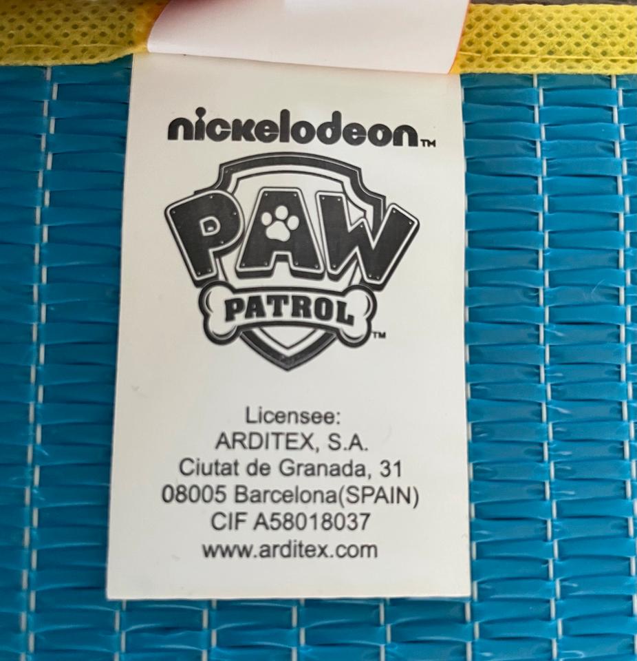 Paw Patrol Strandmatte mit Kissen, NEU; Picknickdecke in Illertissen