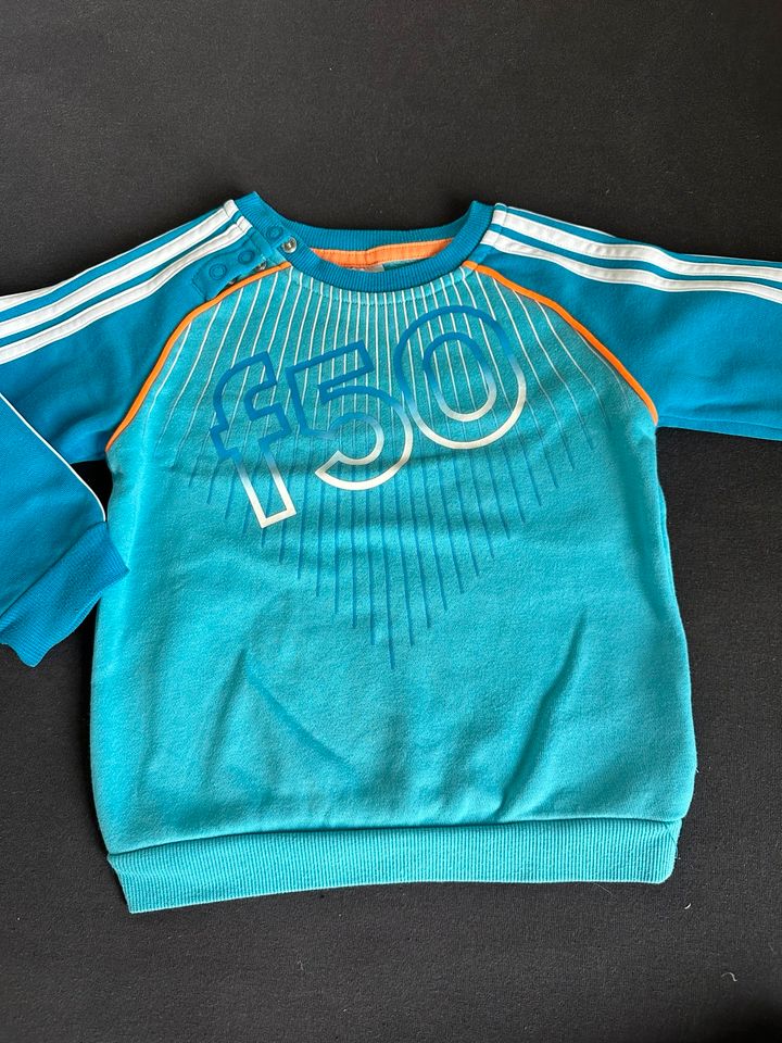 Adidas Unisex Baby Trainingsanzug Gr. 86 in Mayen