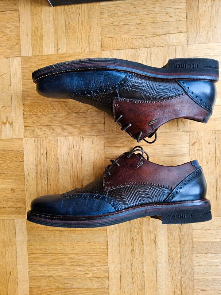 Schuhe von Daniel Hechter  Gr. 42 Farbe: blue und dark brown in Aachen