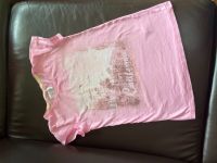 H&M T-Shirt Gr 122-128 rosa Mädchen mit Print Frankfurt am Main - Rödelheim Vorschau