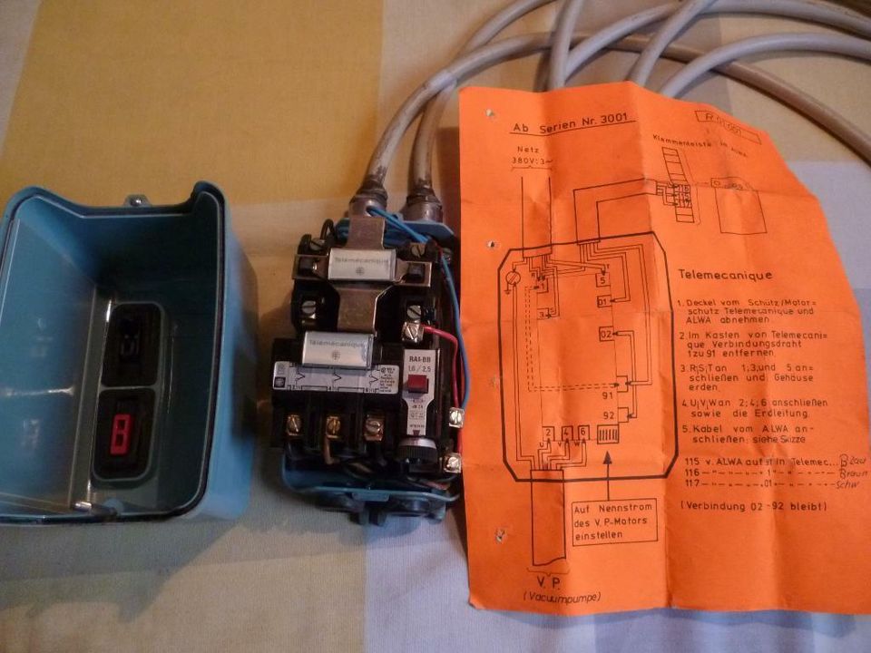 Elektra Motorschutzschalter Alfa-Laval 1,6 -2,5 Ampere in Oberickelsheim