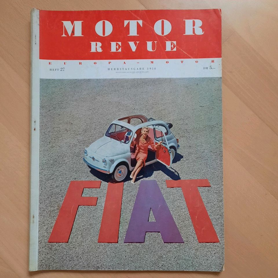 Fiat 500 Motor Revue  Heft 23 / 27 und Heft 38 (1957-1962) in Köln