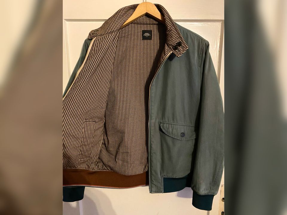 Scotch & Soda Wendejacke mit Stretch-Anteil, grün/kariert, Gr. M in Heidelberg