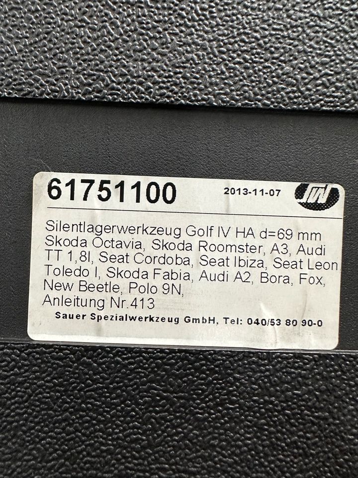 Spezialwerkzeug Hinterachslager VW Audi Seat Skoda NEU in Bergkamen