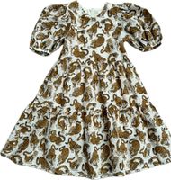 KENZO Kids Kleid Gr. 8A (128) weiß NEU NP 399 Euro Tiger Leopard Baden-Württemberg - Gerlingen Vorschau