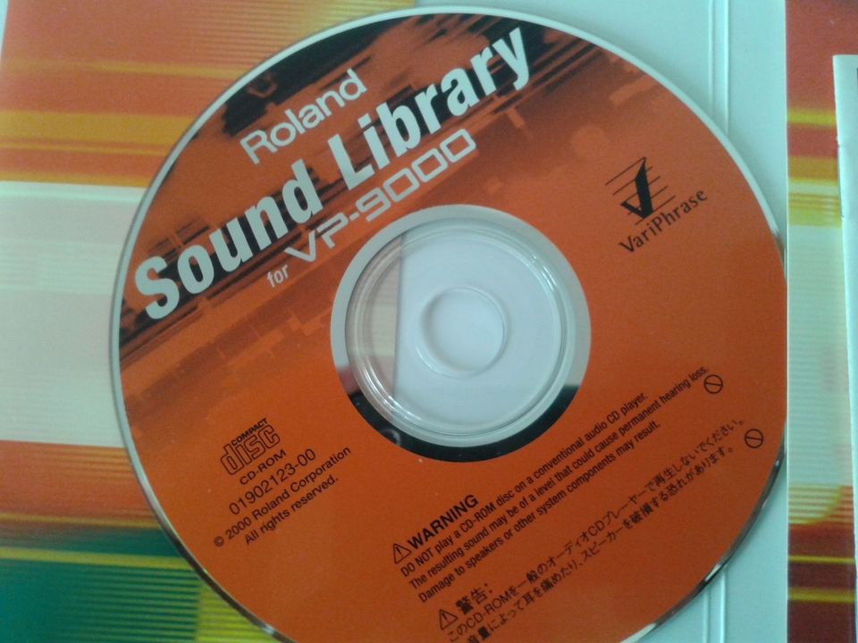 Roland VP-9000 Sampler Sound Library CD in Overath