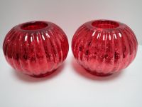 2 tolle Glas Kerzenhalter Kerzengläser rotes Bauernsilber Ø 12 cm Nordrhein-Westfalen - Geldern Vorschau