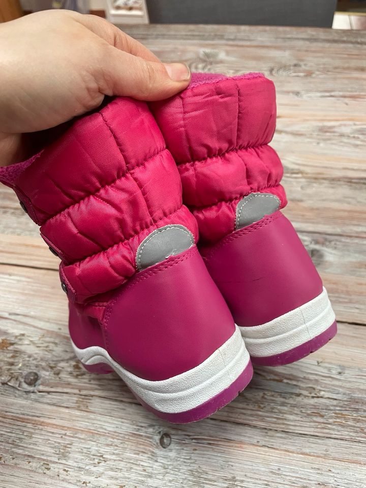 Schneestiefel Winterstiefel Playshoes pink Gr. 26/27 in Bornhöved