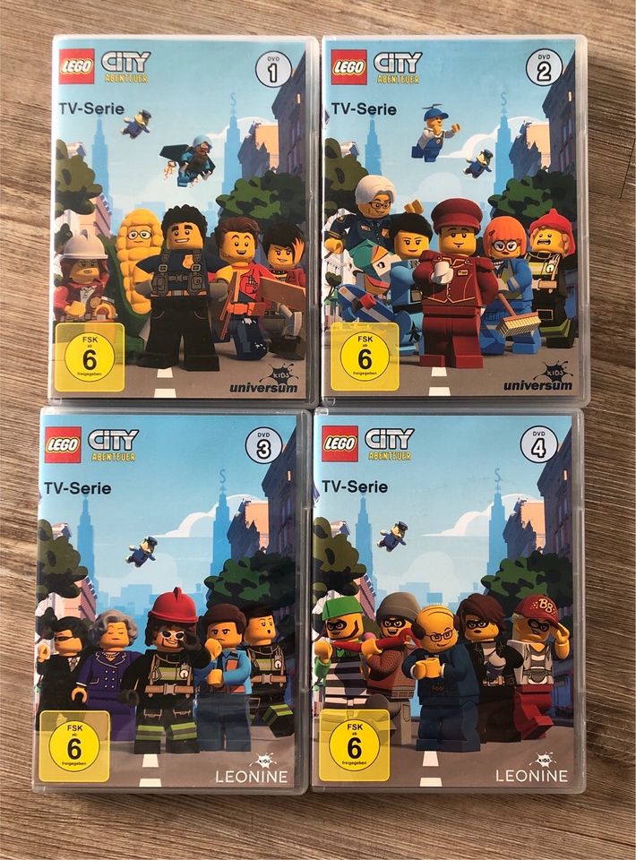 Lego City Abenteuer TV Serie,Teil 1-4 ,FSK ab 6 in Meitingen