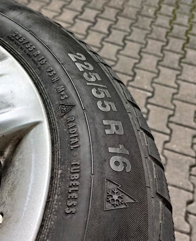 ✓ BMW 3ER 4ER 225/55 R16 95H WINTERREIFEN WINTERRÄDER RDKS F30 in Herten