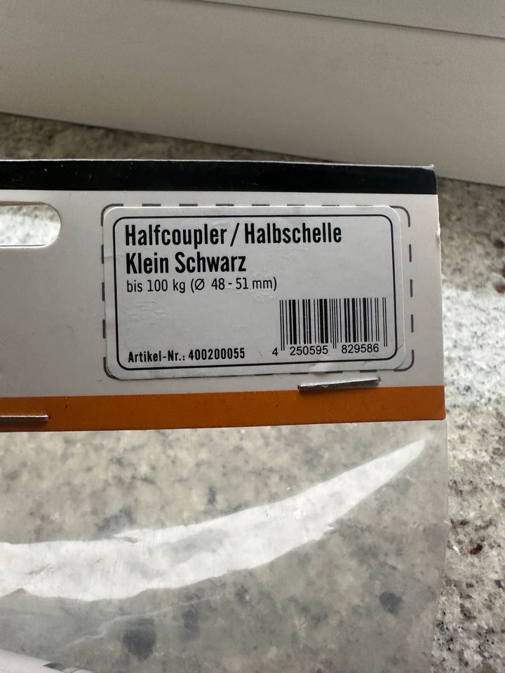 Riggatec Halbschelle klein bis 100kg (Ø48-51mm) NEU OVP in Düsseldorf