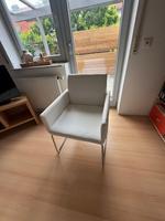 4 Designer Stühle Kunstleder weiß/beige Top Zustand Baden-Württemberg - Lehrensteinsfeld Vorschau