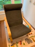 Ikea Poäng Sessel Stuhl Holz mit grauem Polster Baden-Württemberg - Karlsruhe Vorschau