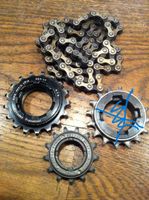 Odyssey & ATA Oldschool BMX Ritzel Freewheel & DID Kette BMX Berlin - Wilmersdorf Vorschau