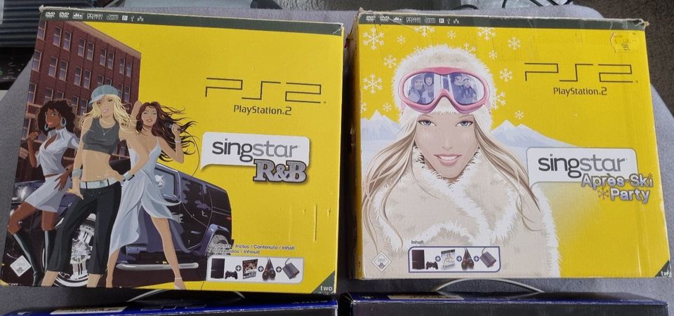 PS2 | Playstation 2 | SIngstar OVPs - Nur Kartons ohne Inhalt! in Köln