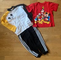 Adidas-Disney-Set (Jacke & Hose) in Größe 110 plus Disney-Shirt Baden-Württemberg - Mannheim Vorschau