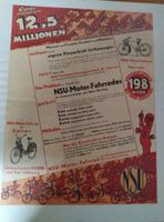 RARITÄT! Vorkrieg! NSU Motor-Fahrrad Neckarsulm - Prospekt/Poster Nordrhein-Westfalen - Plettenberg Vorschau