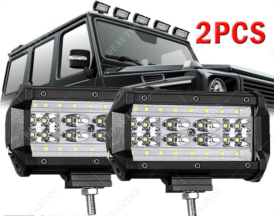 2x 1000W LED Arbeitsscheinwerfer Offroad Scheinwerfer 12V/24V in Bebra