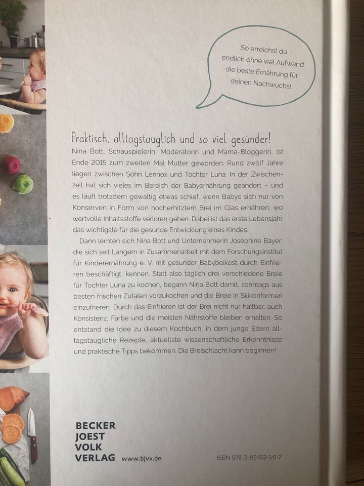 Baby Beikost Nina Bott Kochbuch in Rostock