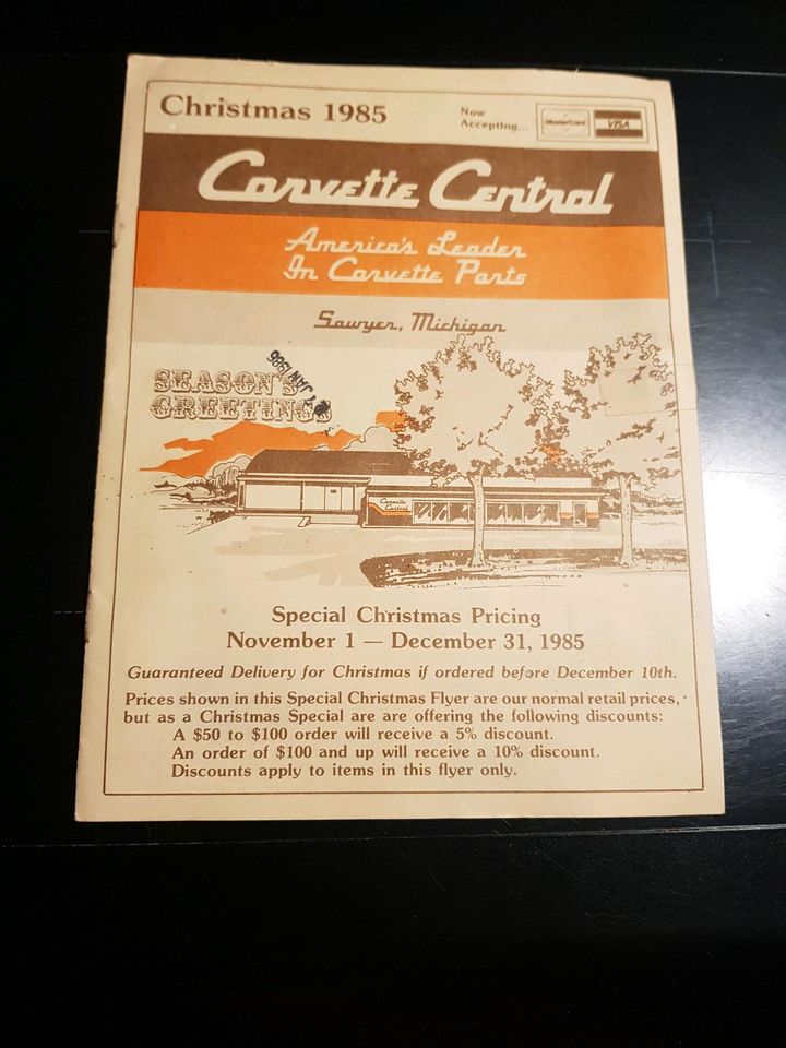 Corvette Central Christmas Special Flyer/Sonderausgabeheft 1985 in Üchtelhausen