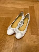 Dirndl Ballerinas weiß Marco Tozzi echtleder gr 39 wie neu Bayern - Bad Kötzting Vorschau