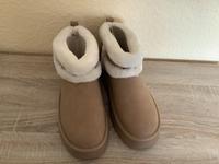 Damen Winter Fellboots -  Beige / Braun - Gr. 42 - NEU Hessen - Brachttal Vorschau