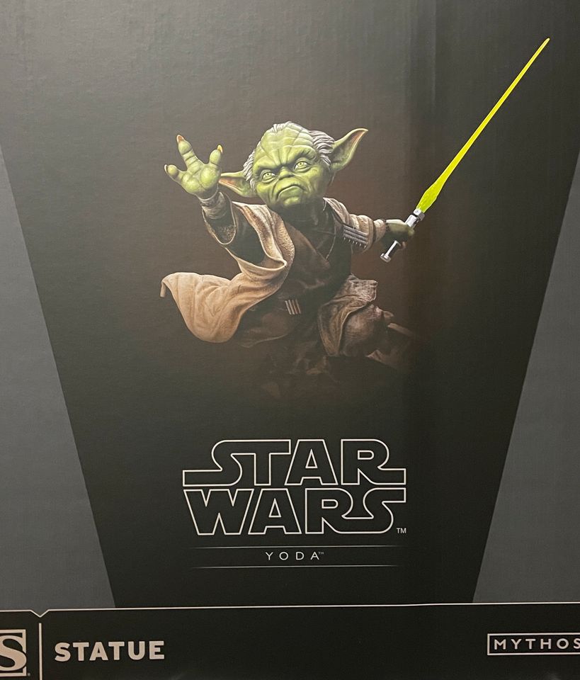 Yoda Star Wars Mythos Statue 43cm Sideshow Figur Neu in Mayen