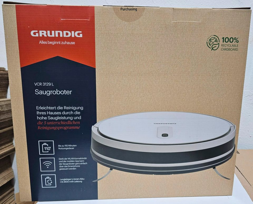 GRUNDIG Saugroboter \'VCR 3129 L\' (500ml) NEU in Brandenburg - Petkus |  Staubsauger gebraucht kaufen | eBay Kleinanzeigen ist jetzt Kleinanzeigen