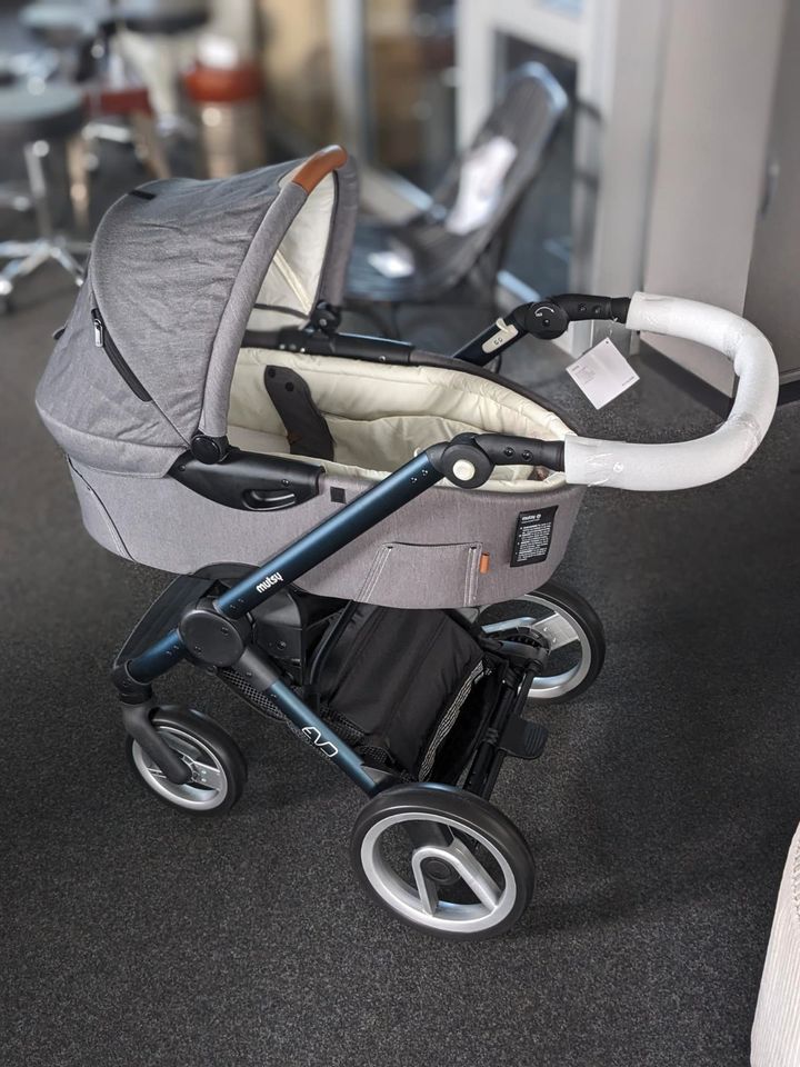 Kombi-Kinderwagen Mutsy Evo 2in1 Lavagrau Babywanne & Sport 370€* in Hagen