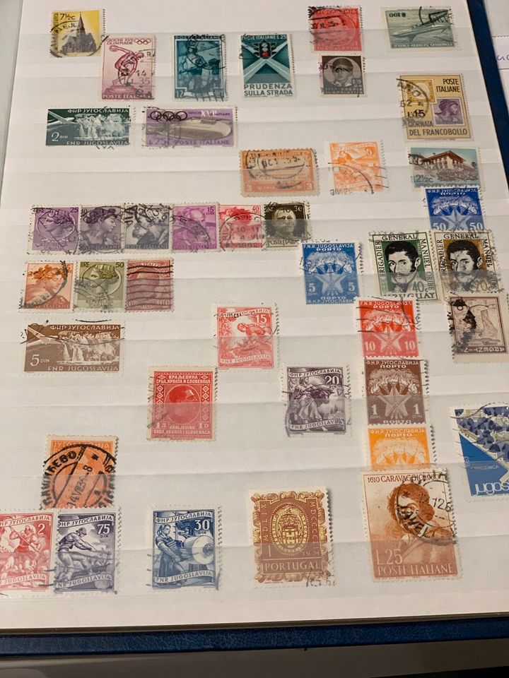 Briefmarken aus USA,Iran,DDR,Italien,Polen,Jugoslavija in Haan